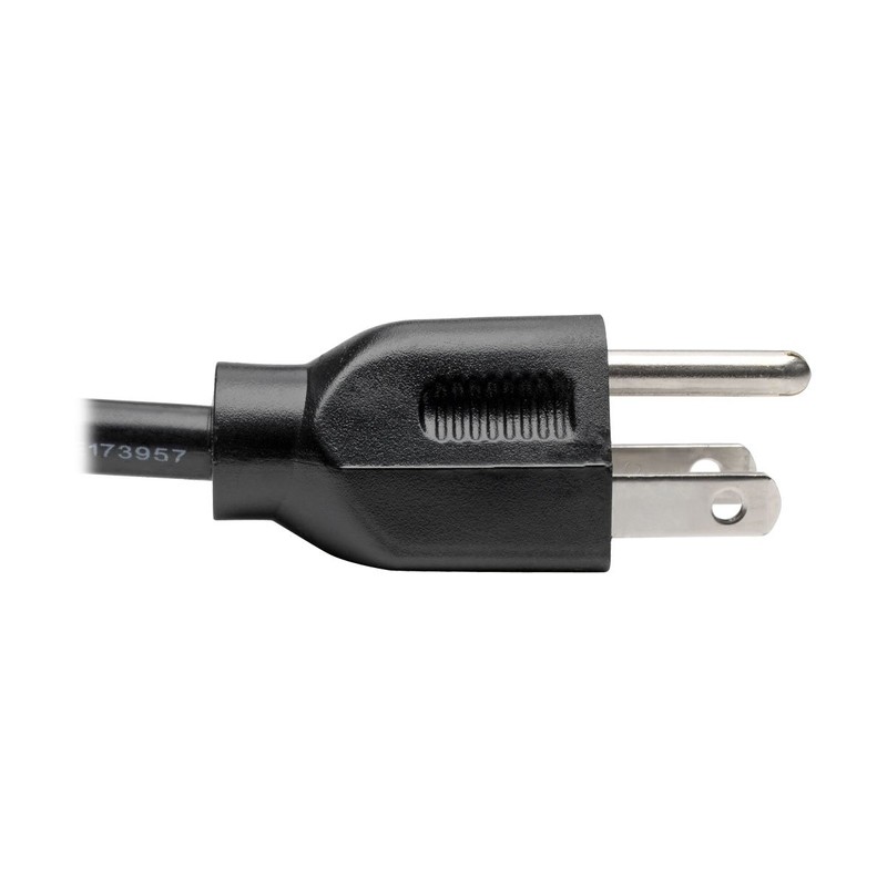 Tripp Lite Standard Computer Power Cord 10A,18AWG (NEMA 5-15P to