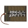 Small Tool Pouch, Heavy Duty 16oz Waxed Canvas Tool Roll