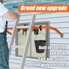 Aluminum Ladder Stabilizer for Roof Gutter Cleaning with Tool Tray,