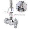 Joywayus 1/2 G Male to 3/8 Compression Female Thread Bushing