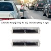 2 PCS Light Control Solar Warning Lights with 8 LED