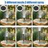 DDcafor Solar Fountain Pump for Bird Bath Solar Water Fountain