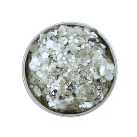 Eco Friendly Biodegradable Glitter for Face and Body - Glitter Makeup Sparkle - Loose Festive Glitter in a 6g Pot (Arctic Blast)