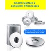 HOLMOL M10 Washers 30PCS, 304 Stainless Steel Penny Washers M10