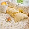 4pcs Duvet Cover Set- 100% Cotton Comfort Duvet Cover Set,a