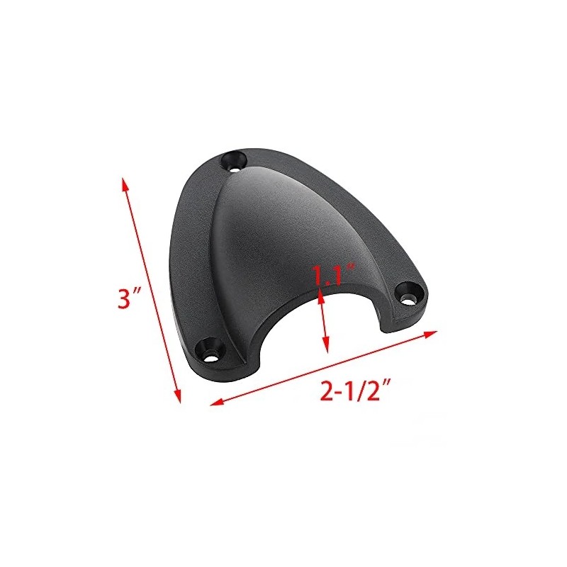 VTurboWay 4 Pcs Large Nylon 3" Marine Wire Cable Vent