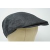 Borges & Scott The Sammy Irish Linen Flat Cap, granite