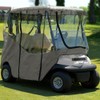 JEF WORLD OF GOLF Ultimate Golf Car Enclosure - Tan