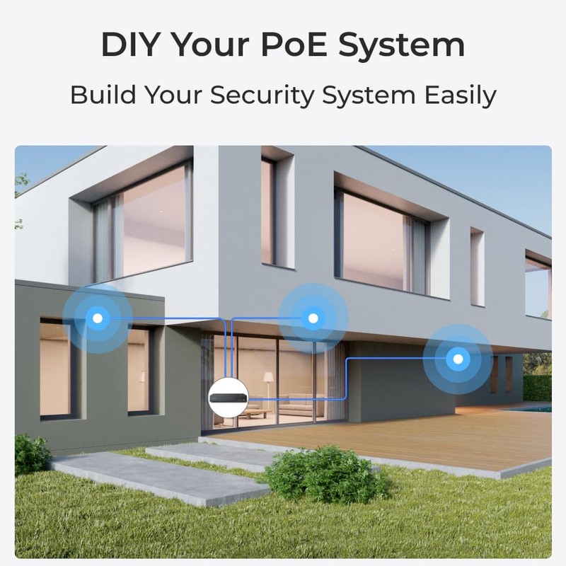 Reolink P320 5MP PoE IP Outdoor Security Camera with Person/Vehicle