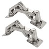 KAFENDA 170 Degree Hinges Frameless Cabinet Door Hinges, Hidden Hydraulic