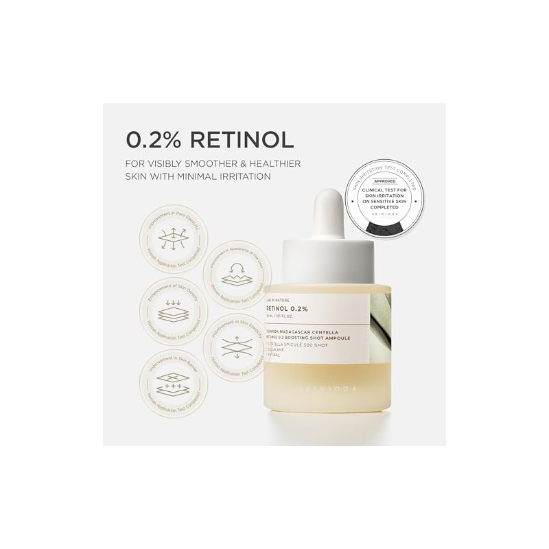 SKIN1004 Madagascar Centella Retinol 0.2 Boosting Shot Ampoule 30ml