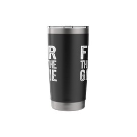Lacrosse Goalie Fear Goalie Lax Goalie Gift Stainless Steel Insulated Tumbler