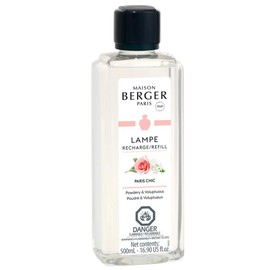 Paris Chic | Lampe Berger Fragrance Refill by Maison Berger | for Home Fragrance Oil Diffuser | Purifying and perfuming Your Home | 16.9 Fluid Ounces - 500 milliliters | Made in France