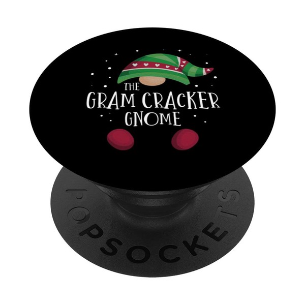 Gram Cracker Gnome Family Matching Christmas Pajamas PopSockets Swappable PopGrip