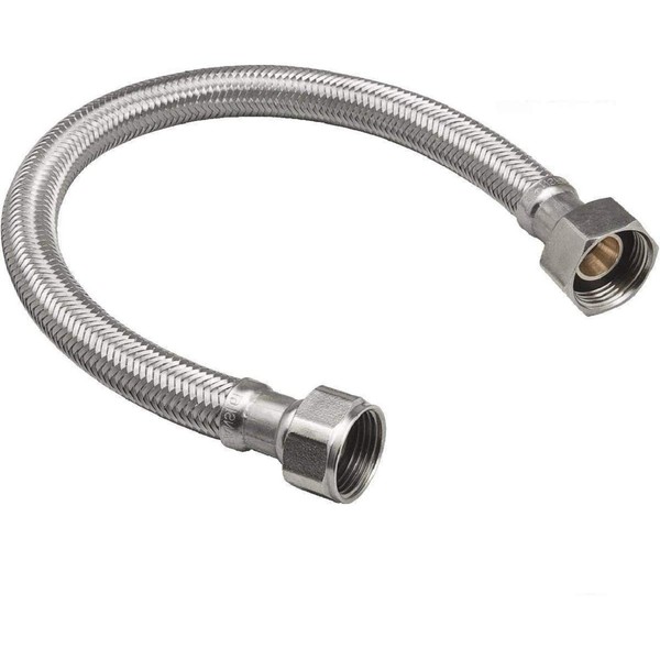 EZ-Fluid - Manguera de conector de calentador de agua trenzada
