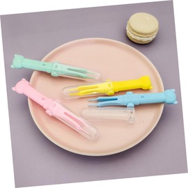 Kisangel 24pcs Booger Clip Cartoon Cleaning Tweezers for Ear and Nose Care Safe and Tool for Hygiene Design Random Colors