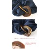 JewelVOX Scrunchie Hair Accessory, Tortoise Shell with Marble Charm, Women's,