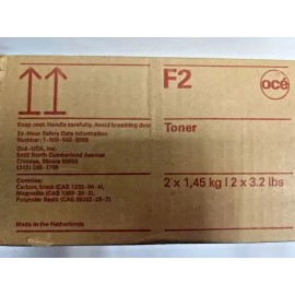 Océ Oce F2 Toner Black 2x Bottles 1725 1750 1825 1850 1900 1925 2225 2227 2230 2235