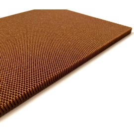 Diycoming 1pcs 1/2" Aramid Honeycomb Core Sheet Panel 300x300x12.7mm for Motorcycle's Design Radiator Screen