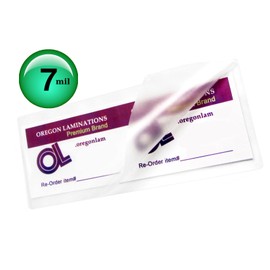 Qty 200 7 Mil 2x6 Bookmarks Laminating Pouches 2-1/4 x 6-1/4 Hot Laminator Sleeves