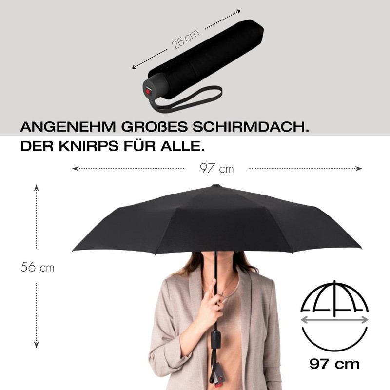 Knirps Umbrella I.050 Medium Manual Sun with Umbrella Bag, Small