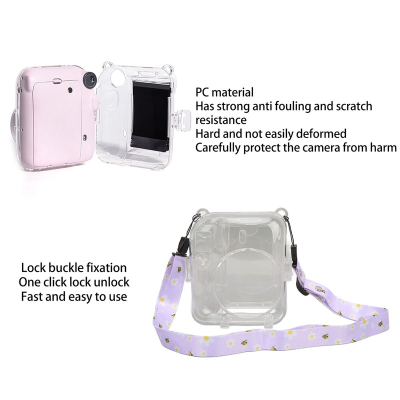 Jectse para Funda Mini 12, Funda Protectora para Cámara Instantánea