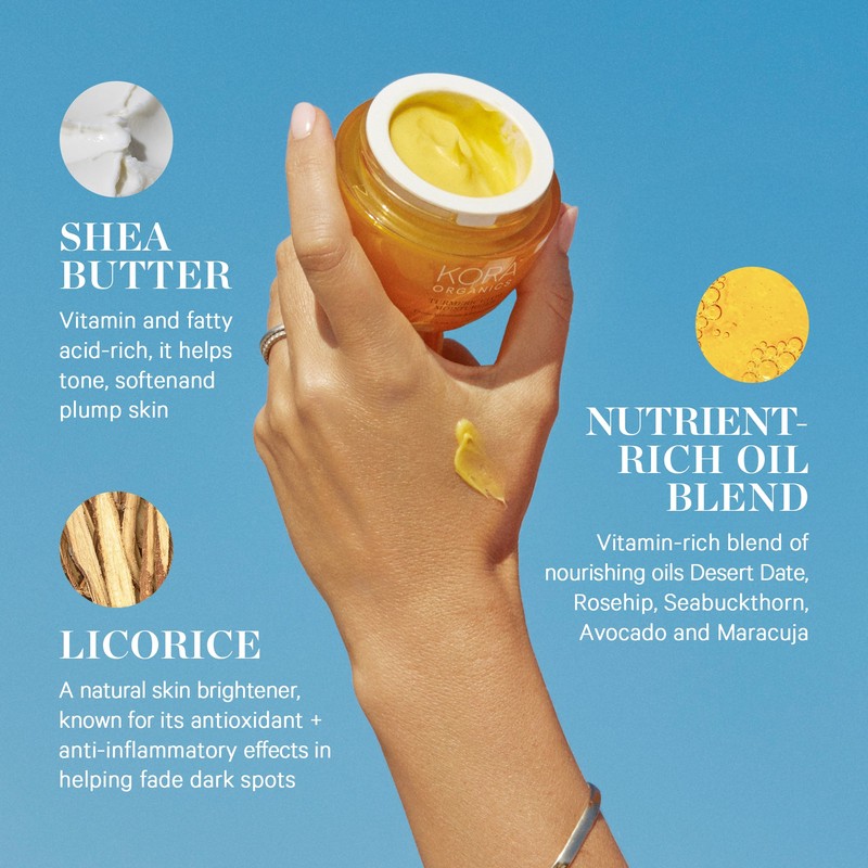 KORA Organics Turmeric Glow Moisturizer Refill Pod 50ml