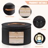 Round Hat Box with Lid, 43 x 26 cm, Foldable