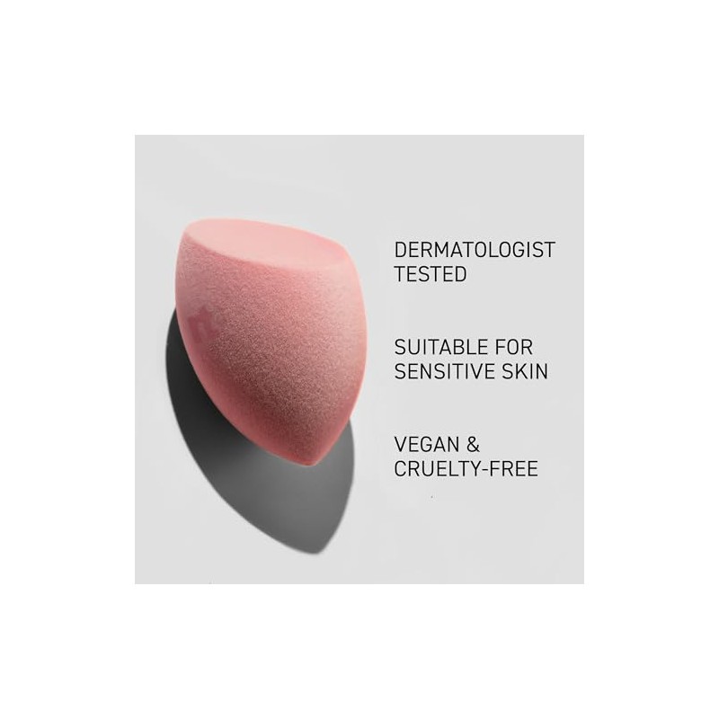 REAL TECHNIQUES, Esponja Miracle Powder, para Maquillaje en Polvo, Aplicación