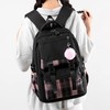 Roffatide Anime Cinnamoroll Print Business Casual Laptop Shoulders Backpack Hiking