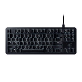 Razer BlackWidow Lite TKL Tenkeyless Mechanical Keyboard : Orange Key Switches - Tactile & Silent - White Individual Key Lighting - Compact Design - Detachable Cable - Classic Black