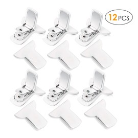 VOANZO Pack of 12 Padded Duvet Clips Bedding Accessories Blanket Closure To Prevent Duvet From Shifting Inside