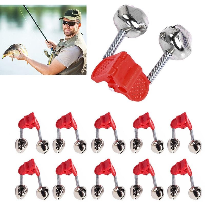 Up to 100PCS Best Bite Clip Fishing Alarm Bells Plastic