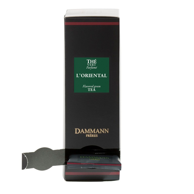 Dammann Freres Sachets, L'Ôriental Tea Bags, Premium Gourmet French Green