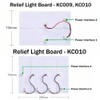 4 Pieces Lithophane LED Backlight Board Kit KC009 KC010 for