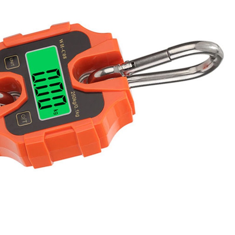 Hanging Scale LCD Display Crane Scale Waterproof Weighing Tool for