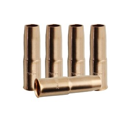 WeldingCity 5-pk Gas Nozzle 24A-62 5/8" for MIG Welding Gun Tweco Professional #3/#4 and Lincoln Magnum 300-450