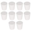 Labasics 10PK 4# Solid Rubber Stoppers - Size: 19 mm
