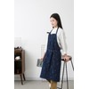 Pincy Cotton Denim Apron, Unisex Adjustable Bib Apron with Pockets
