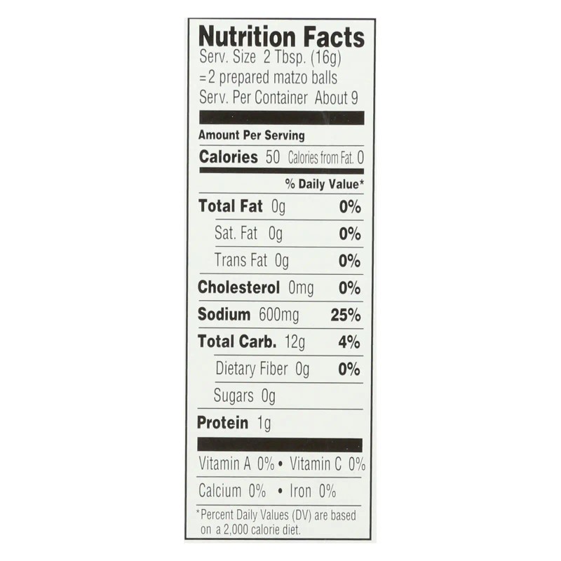 UD_Manischewitz - Matzo Ball Mix - Case Of 24 -