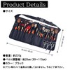 NOELAMOUR Makeup Brush Case, Waist Pouch, Large Capacity, Hair &