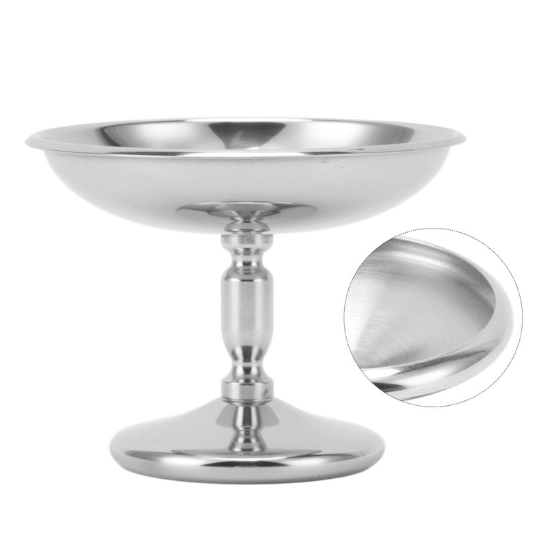 304 Stainless Steel Dessert Cup Vintage Durable Pudding Milk Jelly