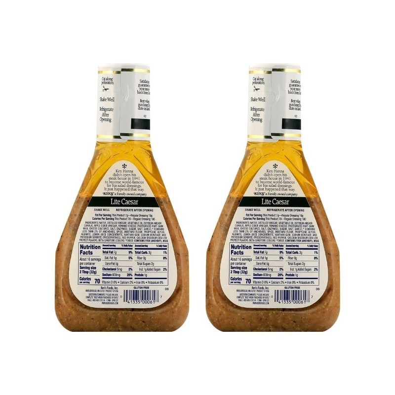 Ken's Steak House Lite Ceasar Dressing (16 Fl Oz (Pack