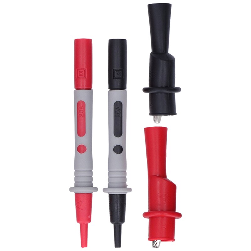 Multimeter Test Kit Connecting Leads Testing Hooks Crocodile Clips Meter