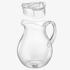 Acrylic Beverage Pitcher with Lid (72 oz) Plastic Water, Sangria,