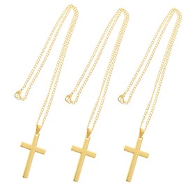 KICHOUSE Cross Chain Necklace for Men Women Faith Inspirational Crucifix Jewelry Elegant and Comfortable Wear