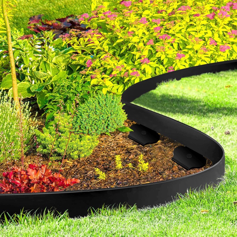 YUYIUS Landscape Edging - Garden Edging Border 40FT 2IN Tall