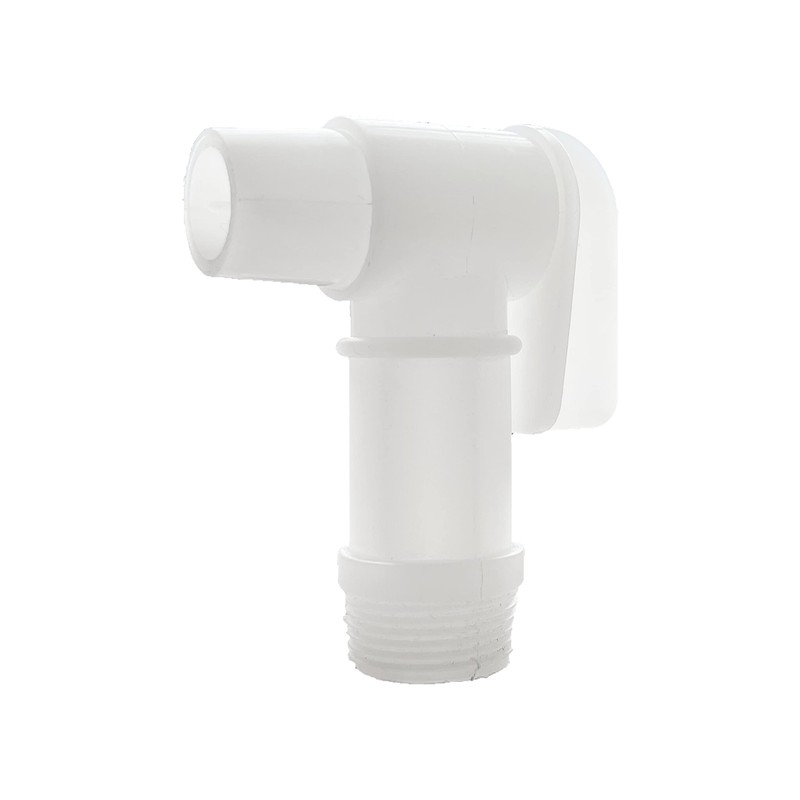 Toolazy 2-Pack of Spigot for 6 Gallon Container,3/4" White Plastic
