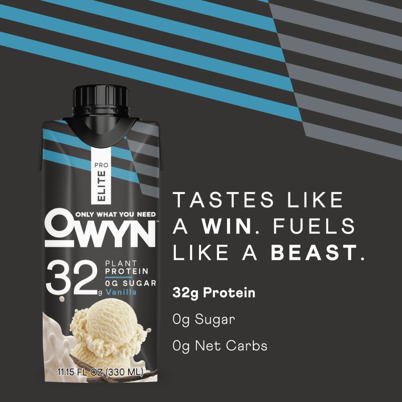 OWYN Pro Elite Protein Shake, Vanilla, 4 Ct, 32g