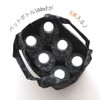 MARY QUANT 192012-1202-60 Eco Bag (Small Size/Black) Floral Daisy Bag,